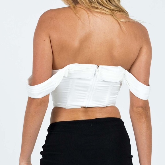 NWT Maila Corset Top Princess Polly White - Picture 4 of 5